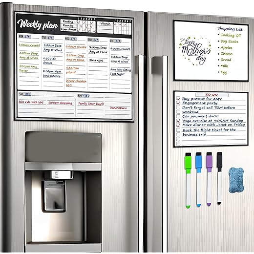 Party Propz Magnetic Fridge Board Set of 8