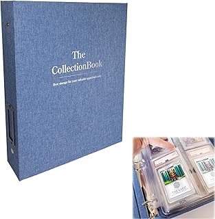 TheCollectionBook (コレクションブック) PSAローダー用 カードファイル 1P4枚 合計20枚 収納可能 PSA20枚ストレージアルバム PSA収納 (PSAホルダー 20枚収納トレイ付)