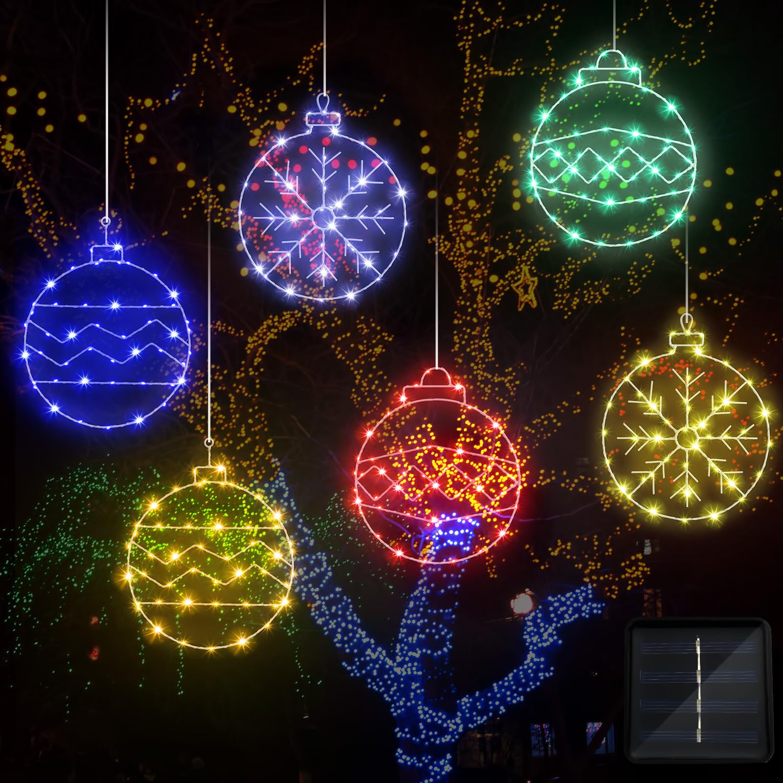 Amazon.com: VIHOSE 6 Pieces Christmas Window Lights Decorations