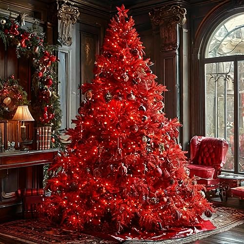 Vista 52 de Guirnalda de luces de Halloween extensible de 200 LED de color azul, extralarga de 82 pies, para interiores y exteriores, 8 modos de iluminación