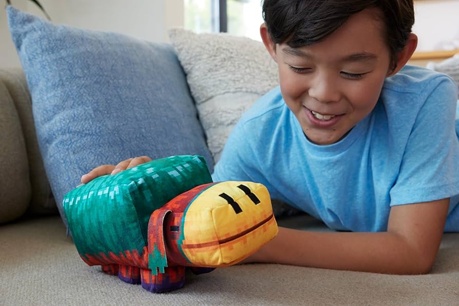 Amazon.com: Mattel Minecraft Plush Toy, Collectible Sniffer Soft