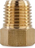 Vista 3 de Camco 59953 Propane Fitting - 1/4" Male NPT x 1/4" Female Inverted Flare