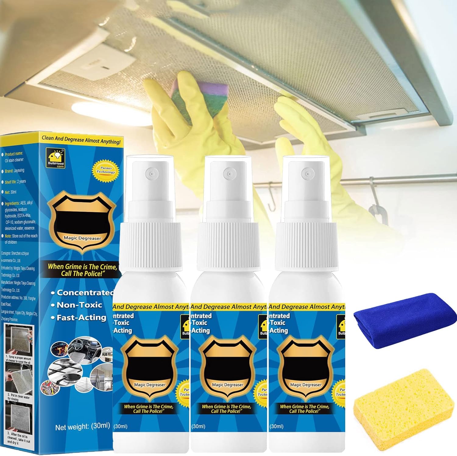 Magic Degreaser Cleaner Spray, Kitchen Cleaner Spray