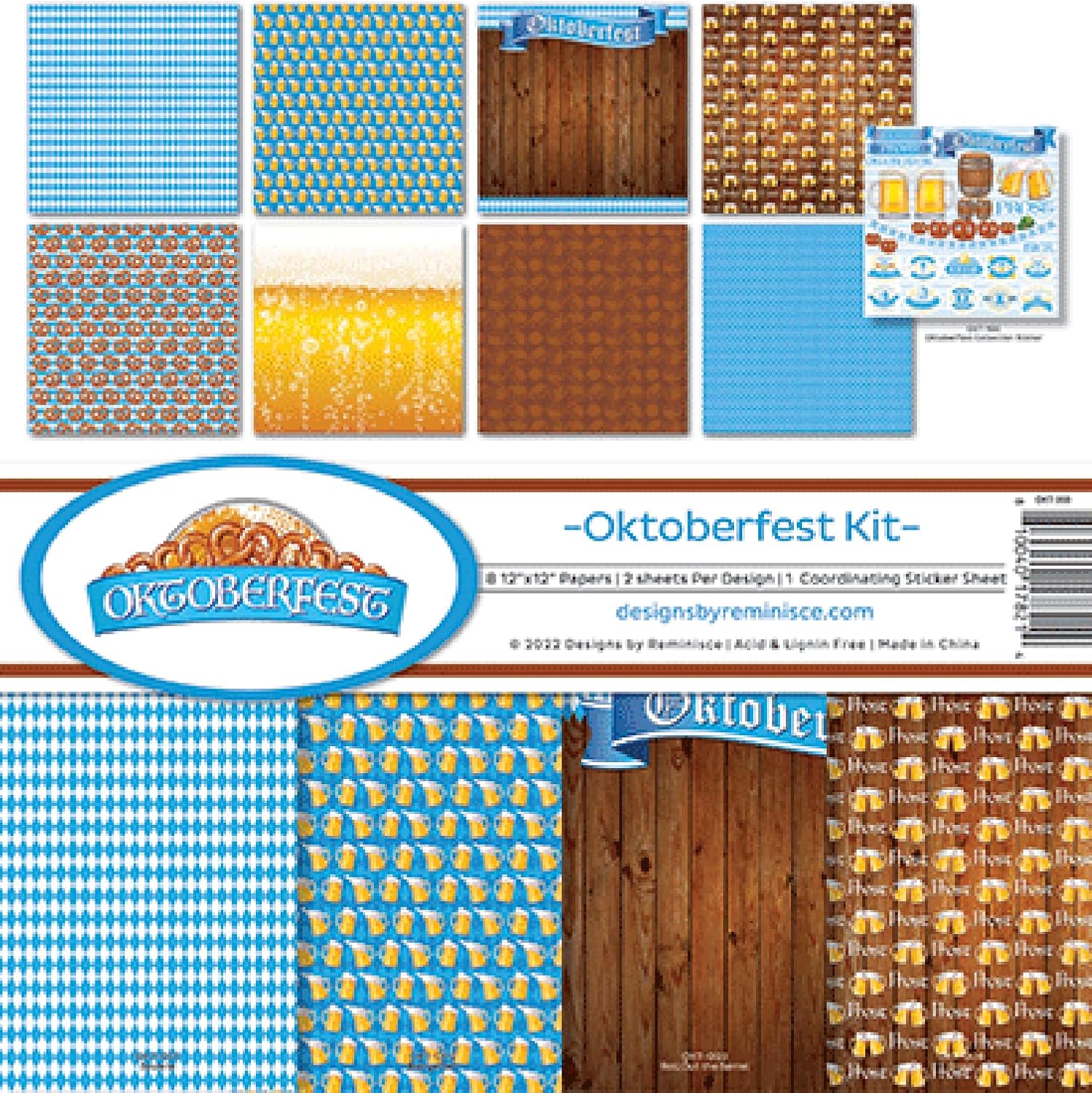 Reminisce Oktoberfest Scrapbook Collection Kit