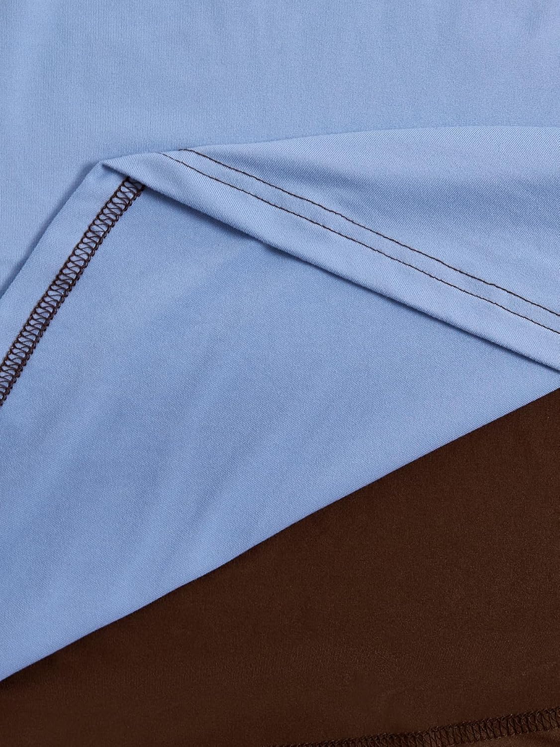 SOLY HUX Women's Plus Size Dress Color Block Short Sleeve T Shirt Dress Casual Summer Dresses - Image 2