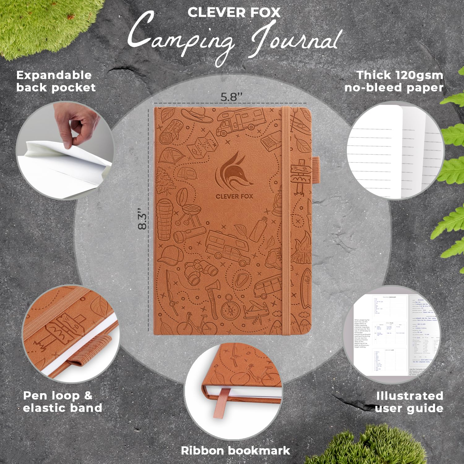 Clever Fox Camping Journal â€" Camper Log Book & RV Trip Planner â