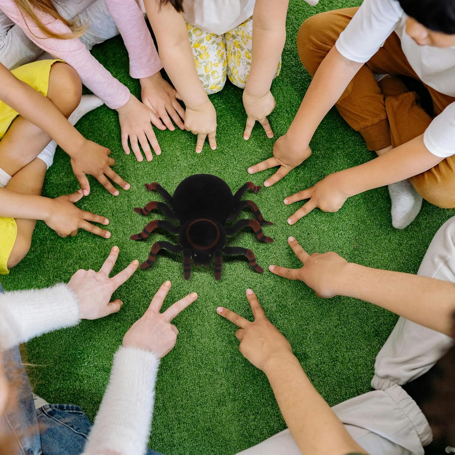 Remote Wall Climbing Spider Electronic Simulation Joke Prank with Remote Realistic Crawling Action for Adults Fun Practical Joke Gadget