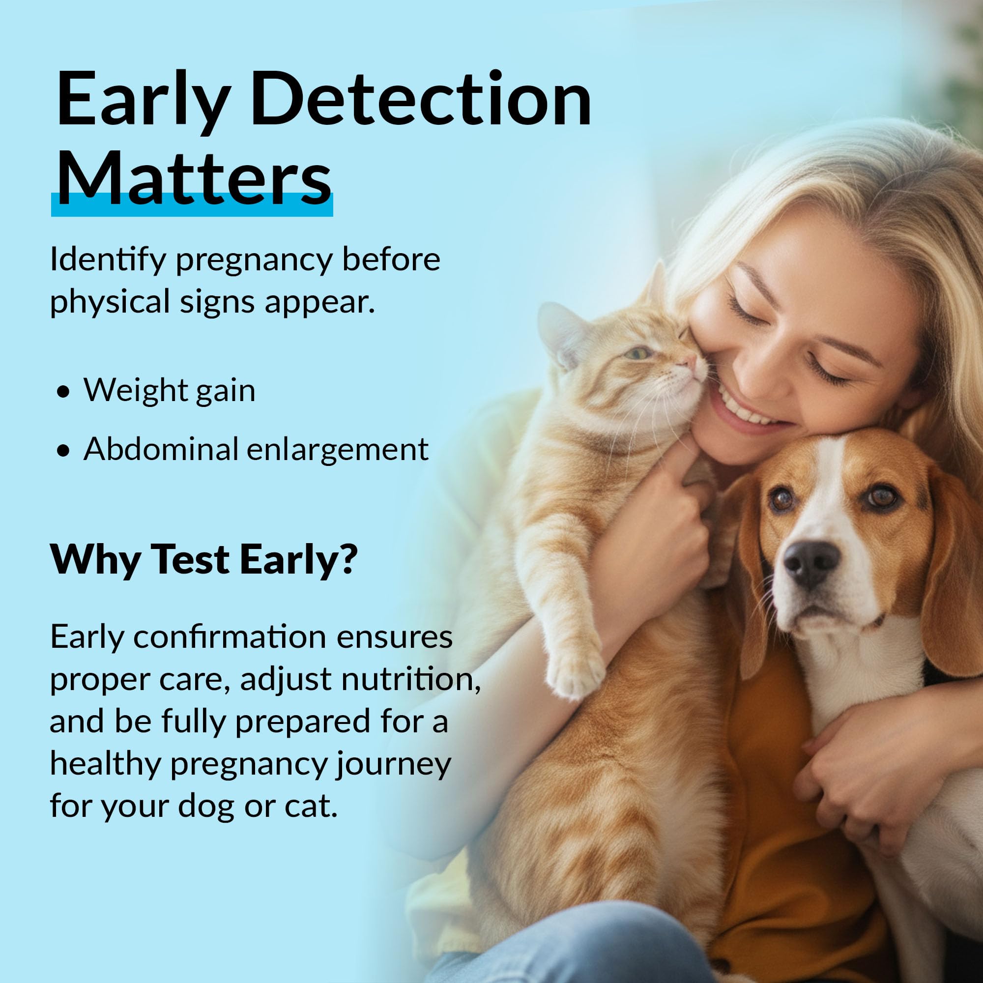 getTested Prueba temprana de pregnancy para perros y gatos