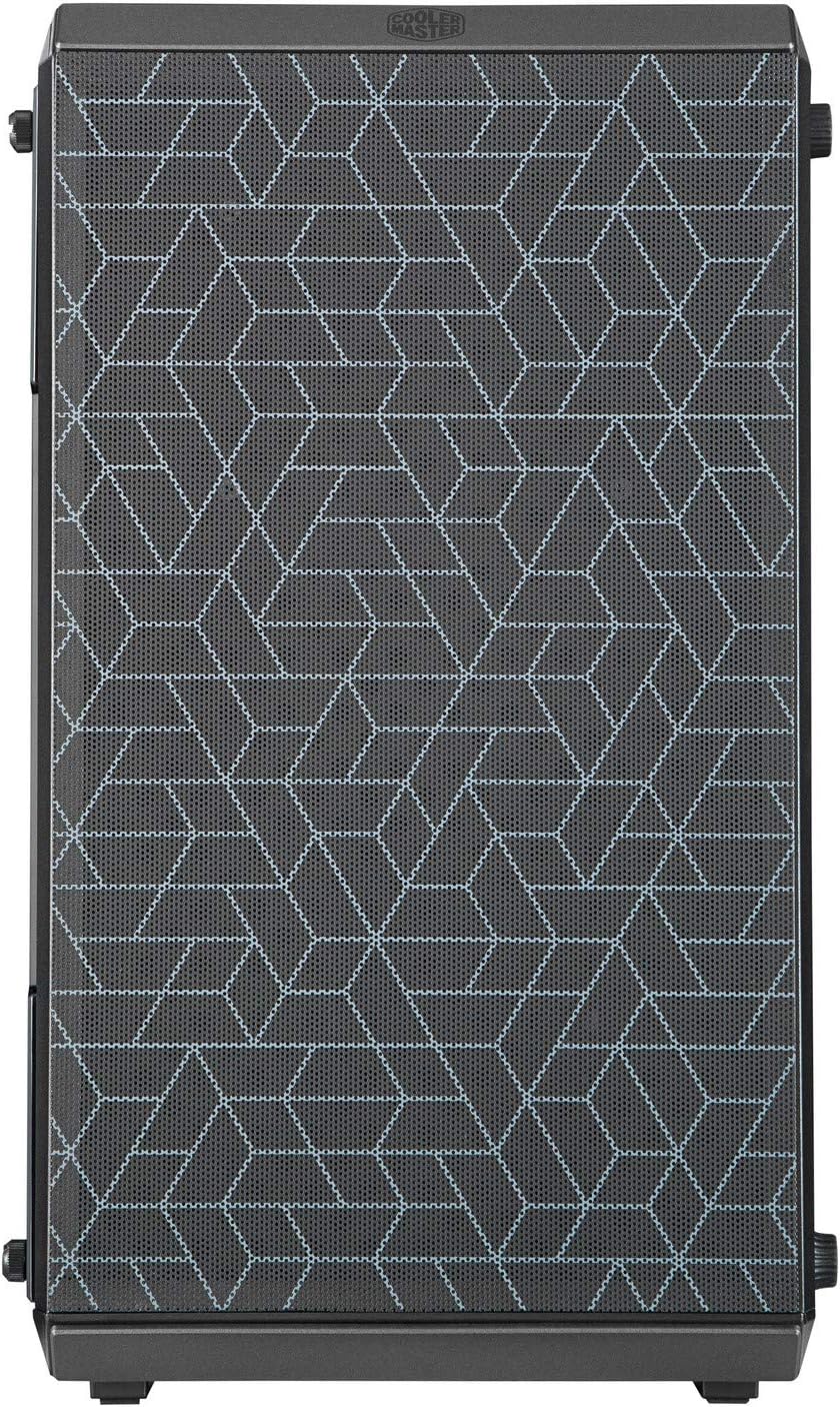 Cooler Master MasterBox Q500L front panel with patterned magnetic dust filter