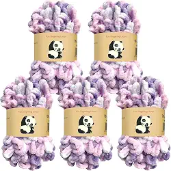 Shenlin 5 Unidades Fio de Chenille Grosso Lavável na Máquina