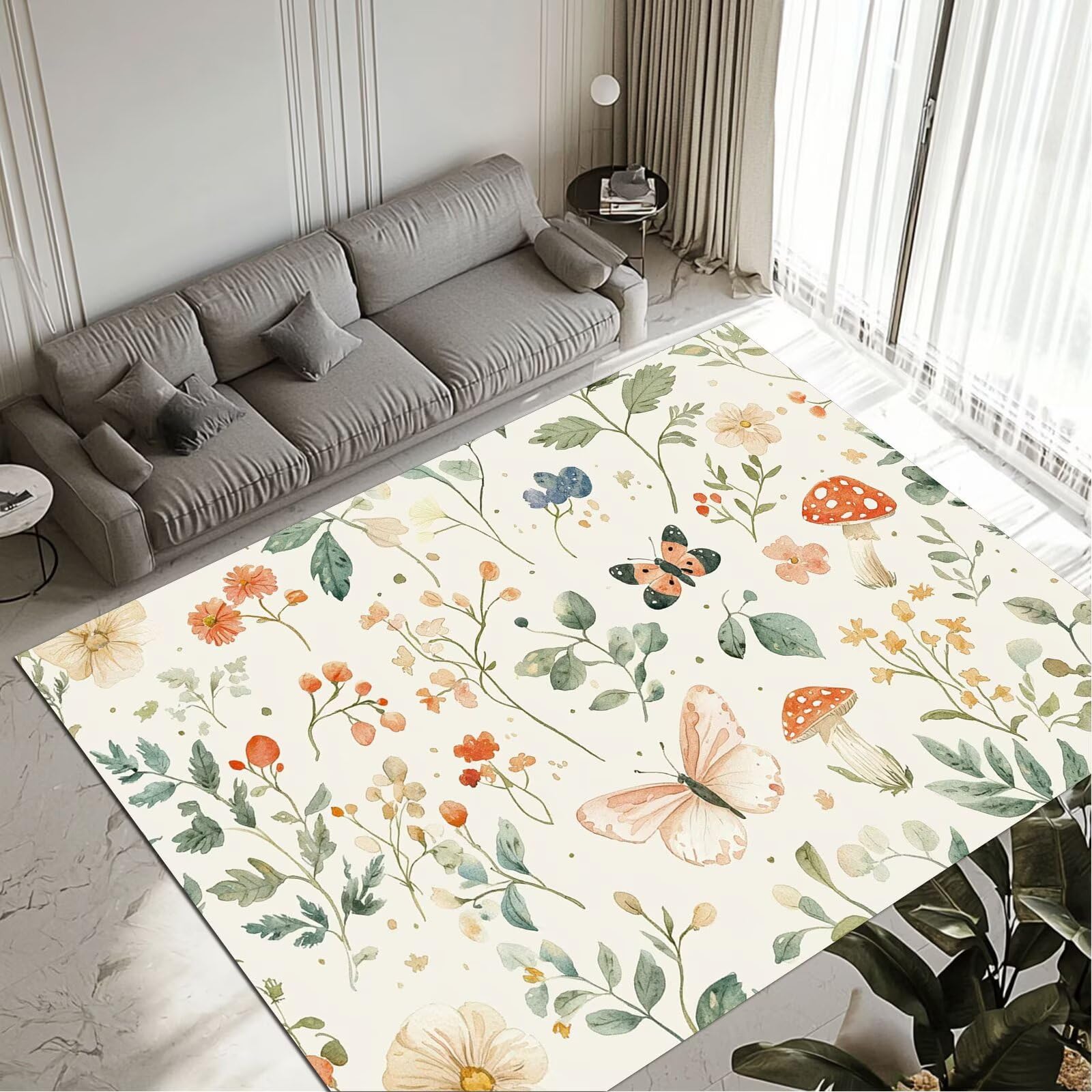 Tapis de chambre adulte antidérapant et idéal pour sécuriser et sublimer votre couloir Garden