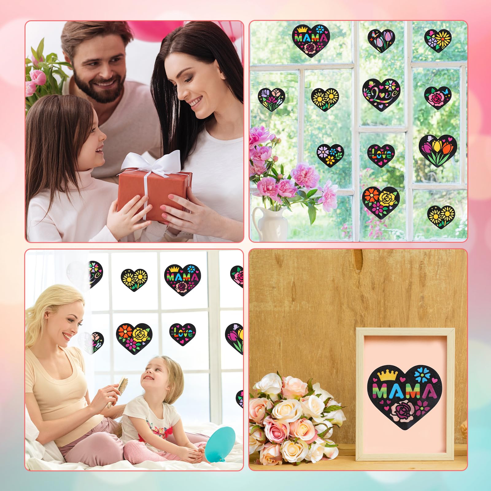 Kit Creazione Vetro Colorato House Of Crafts - Per Principianti Con Vernici, Piombo Autoadesivo E Vetri | Idea Regalo - Foto 8