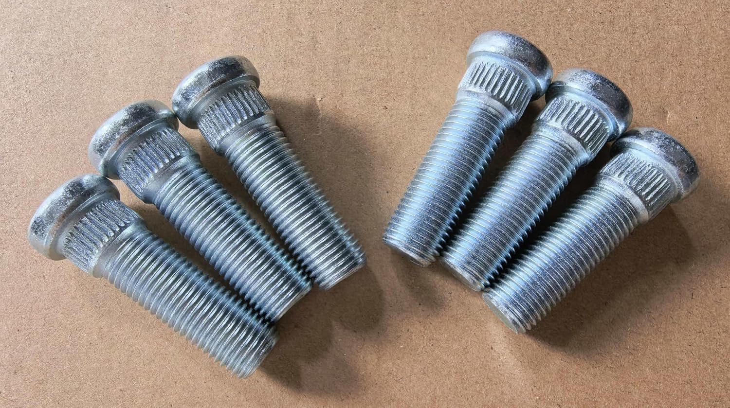 6PCS 610-327 Front M14*1.50 Serrated Wheel Stud 16.00mm Knurl, 45.5mm UHL Length Compatible with Select 1992-1999 Chevrolet GMC K1500 K2500 Yukon 6-Lugs Wheel