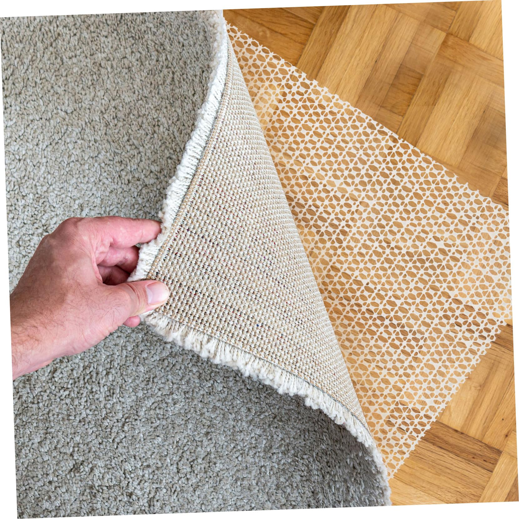 iplusmile -Tapis Antidérapant pour Tapis de Sol Protection des Sols et Maintien Sécurisé Facile à Utiliser