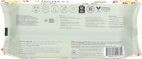 Miniatura 10 de The Honest Company - Toallitas limpiadoras para bebé con 99% de agua, respetuosas con el medioambiente, compostables, a base de plantas,