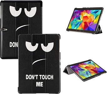Tri-Fold Case Compatible with Samsung Galaxy Tab S 10.5 inch Tablet - SM T800&T801&T805&T807 2014 Released, Includes a Screen Protector - Premium PU Leather Tri-Fold Cover with Auto Sleep/Wake
