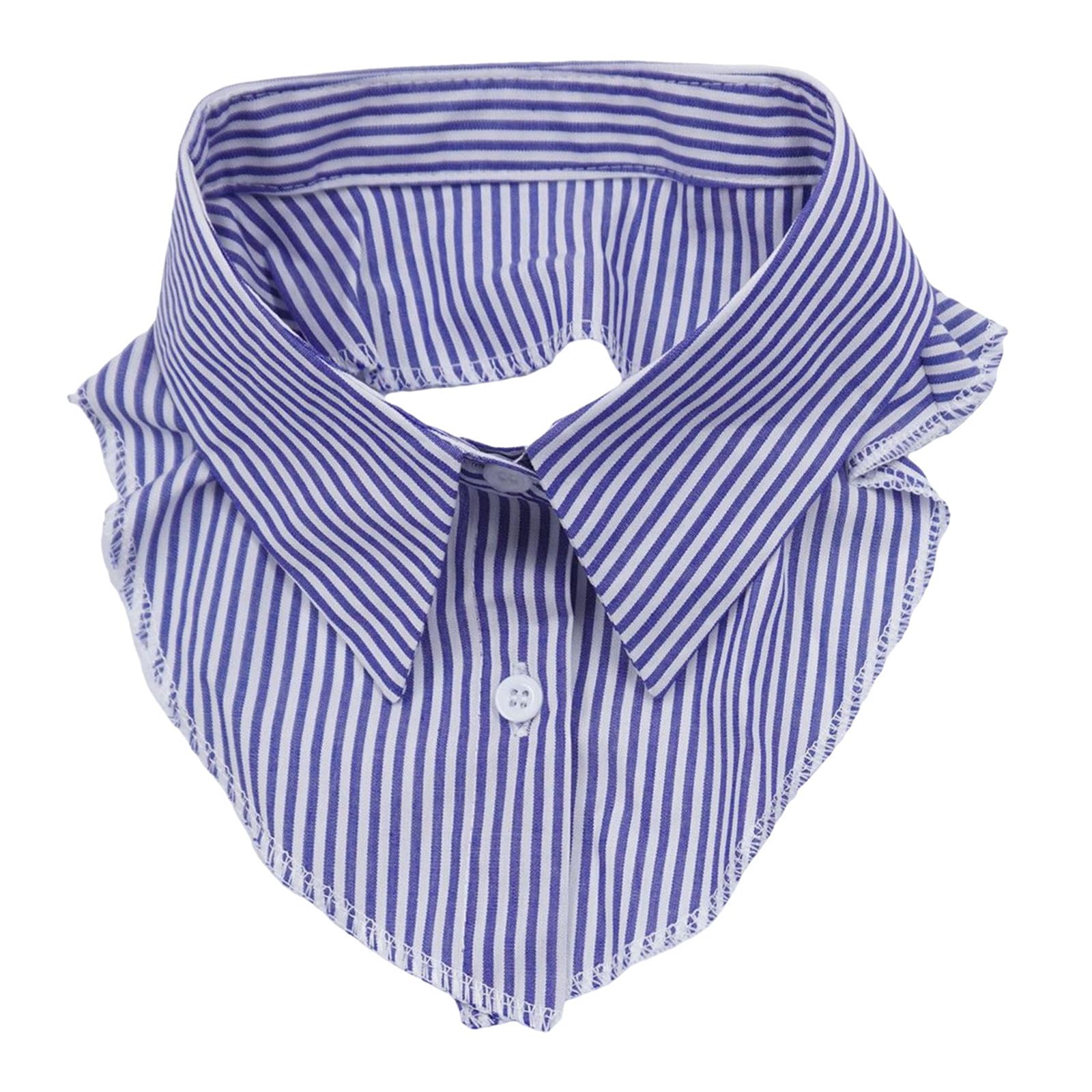 MICFENY Colorful Insert Casual Collar Half Shirt Pointed Collar for Girls Art Novelty Insert Shawl Lapel