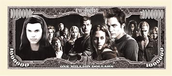 Twilight $Million Dollar$ Novelty Bill Collectible
