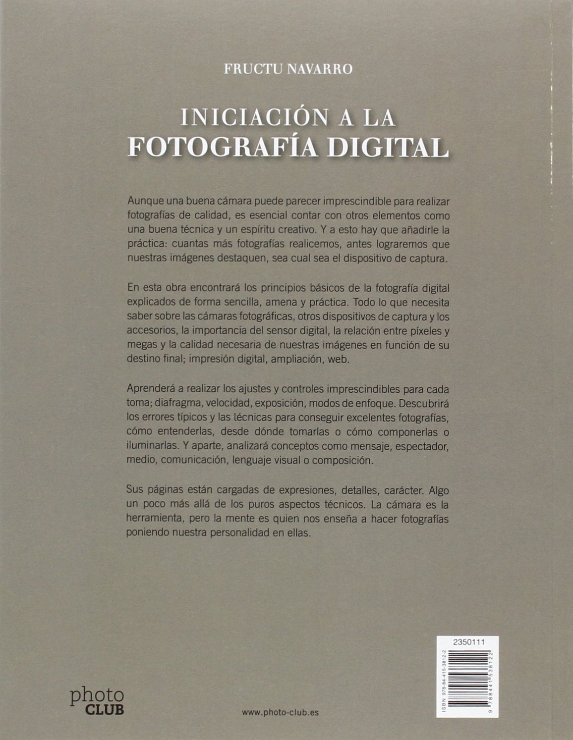 Iniciación a la fotografía digital (Photoclub)
