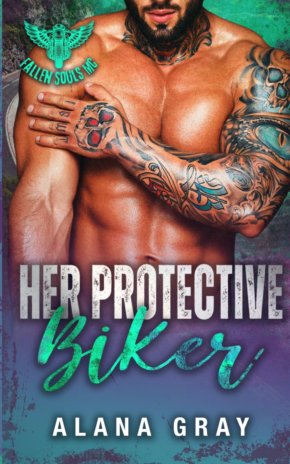 Her Protective Biker: An Opposites Attract, Grumpy-Sunshine Novella