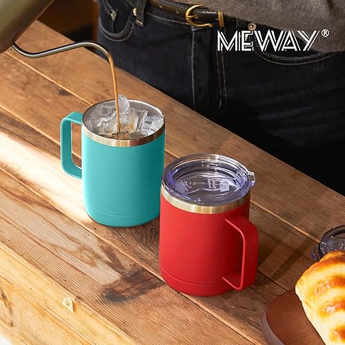 Miniatura 7 de MEWAY - Taza de café con asa vaso térmico