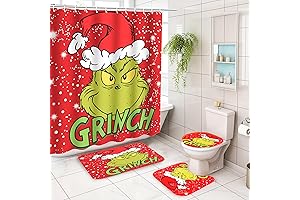 Make Your Bathroom Merry With This Festive Christmas Decoration Set