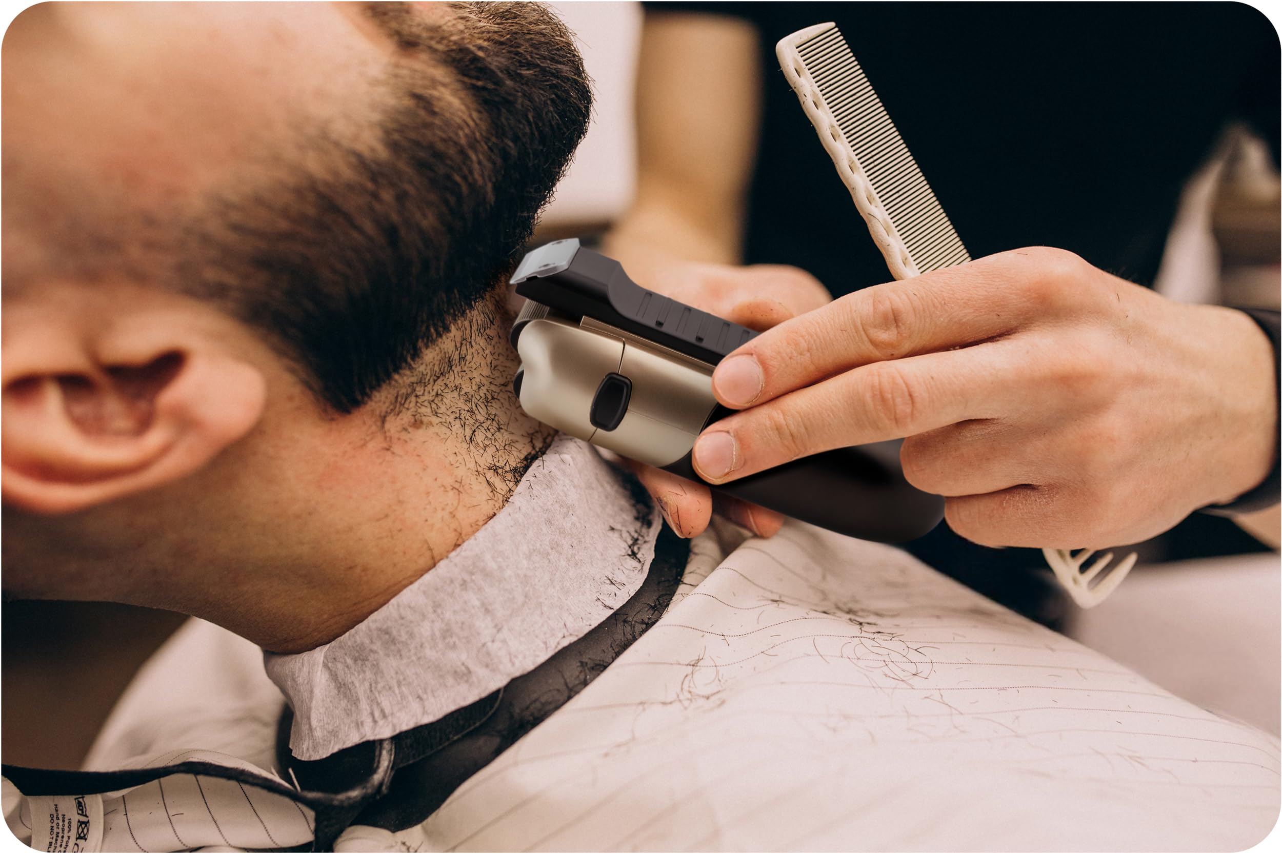 Berdsen Golarka Elektryczna Maszynka Do Golenia Foliowa Bezprzewodowa Dwuwarstwowe Nożyce Barber Master BD-266 Czarny Złoty