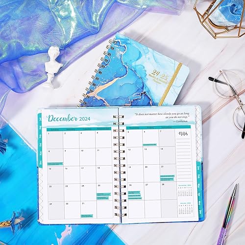 Miniatura 2 de Agenda 2024-2025 - Agenda 2024-2025, 8.5 x 6.4 pulgadas, julio 2024 a junio 2025, agenda diaria, semanal y mensual 2024-2025 con cierre elástico