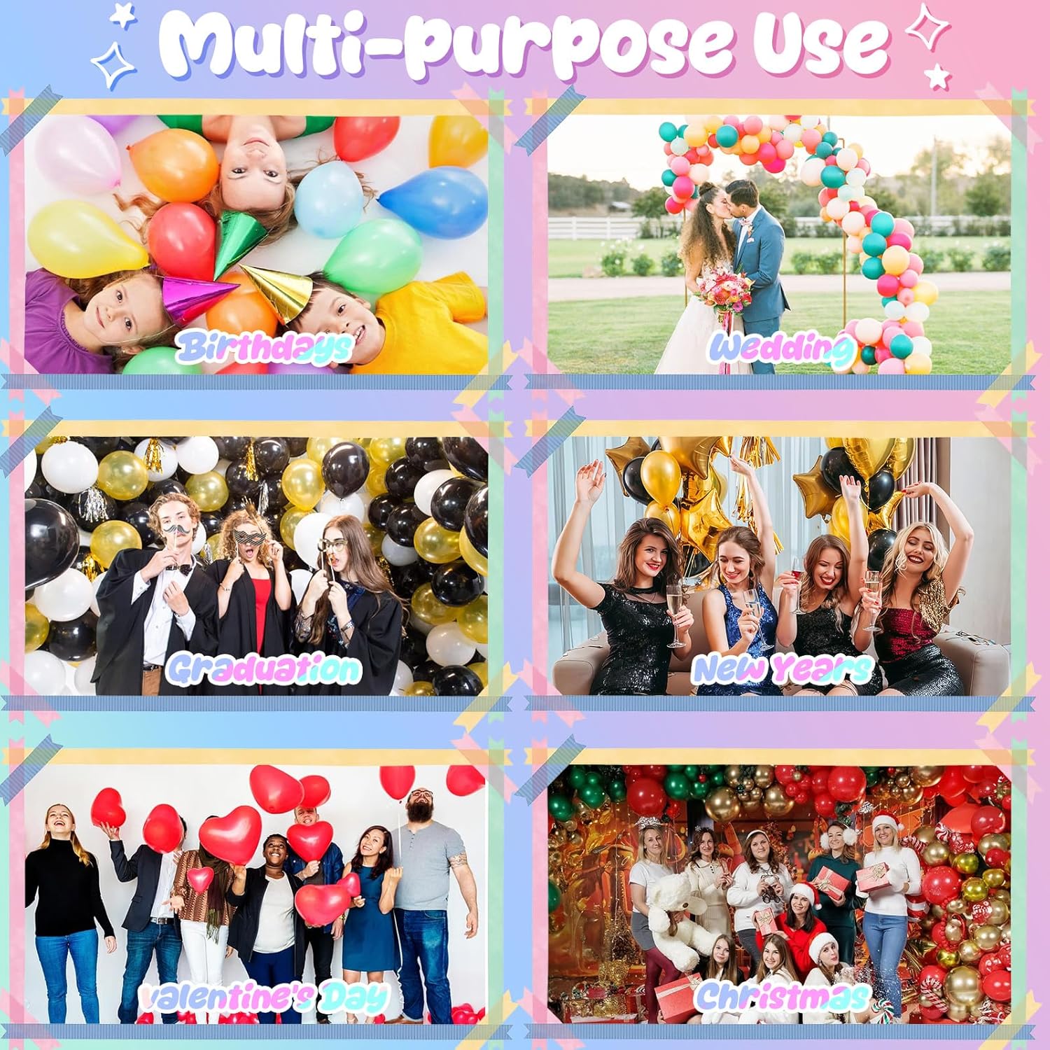 Balloon Pump Electric, Portable Balloons Inflator Air Pump Dual Nozzle, 110V Small Electric Balloons Blower Machine Corded, 600W for Latex Foil Balloon Arch Garland Party Decorations Supplies