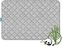 Vista 1 de Funda protectora de colchón impermeable para cuna, sábanas protectoras de colchón de cuna, superficie de rizo de viscosa, ultra suave y agradable al