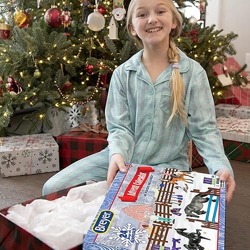 Miniatura 3 de Breyer Colección navideña de caballos 2023  Calendario de Adviento - Juego de caballos  35 tesoros ocultos  7 caballos, 2 potros, 1 unicornio