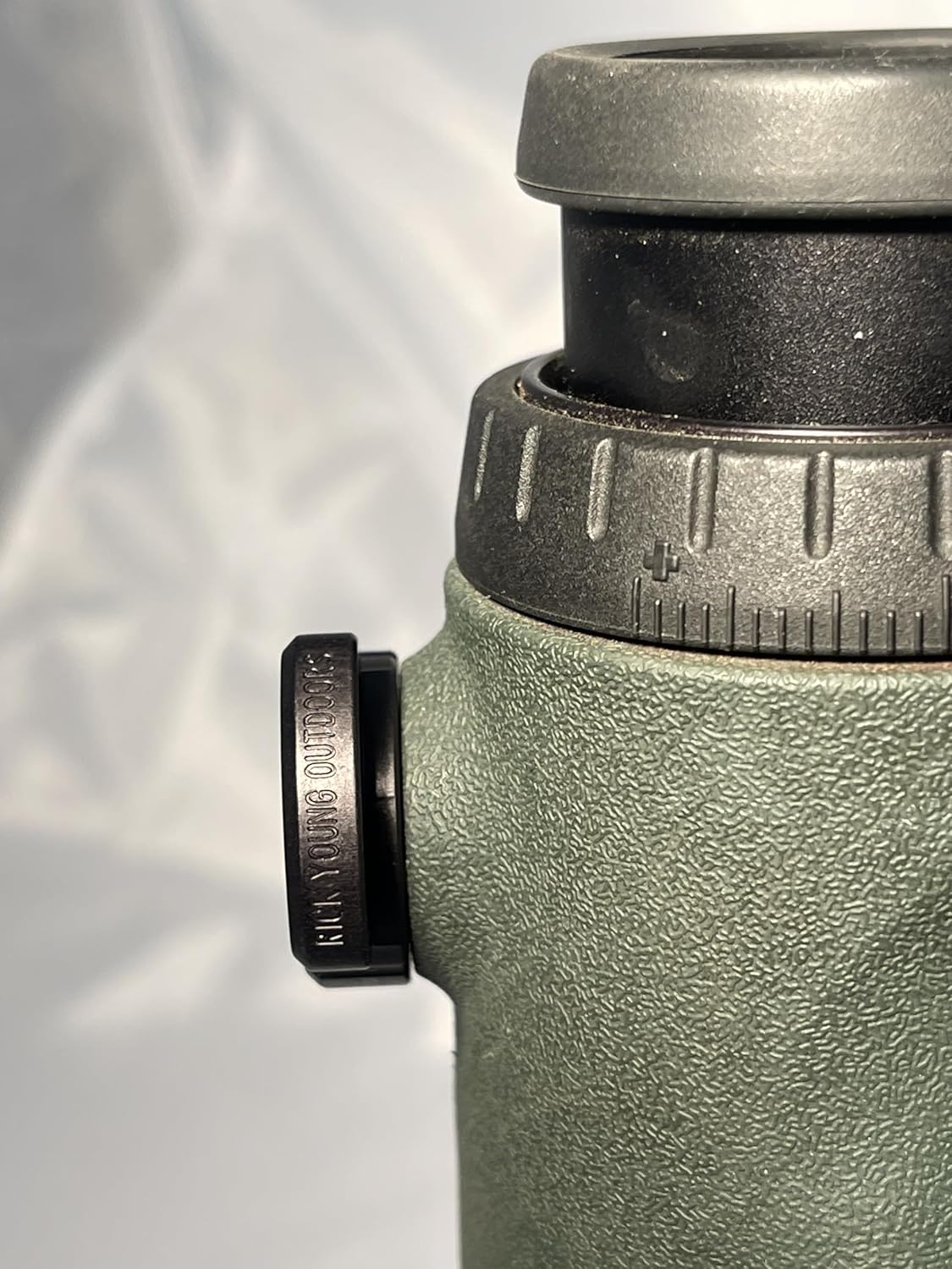Rick Young Outdoors, Swaro-hub Adapter Designed for Harness to Binocular Connection to fit Swaro EL, ELR, and NL Binoculars. NOT for SWARO Compact