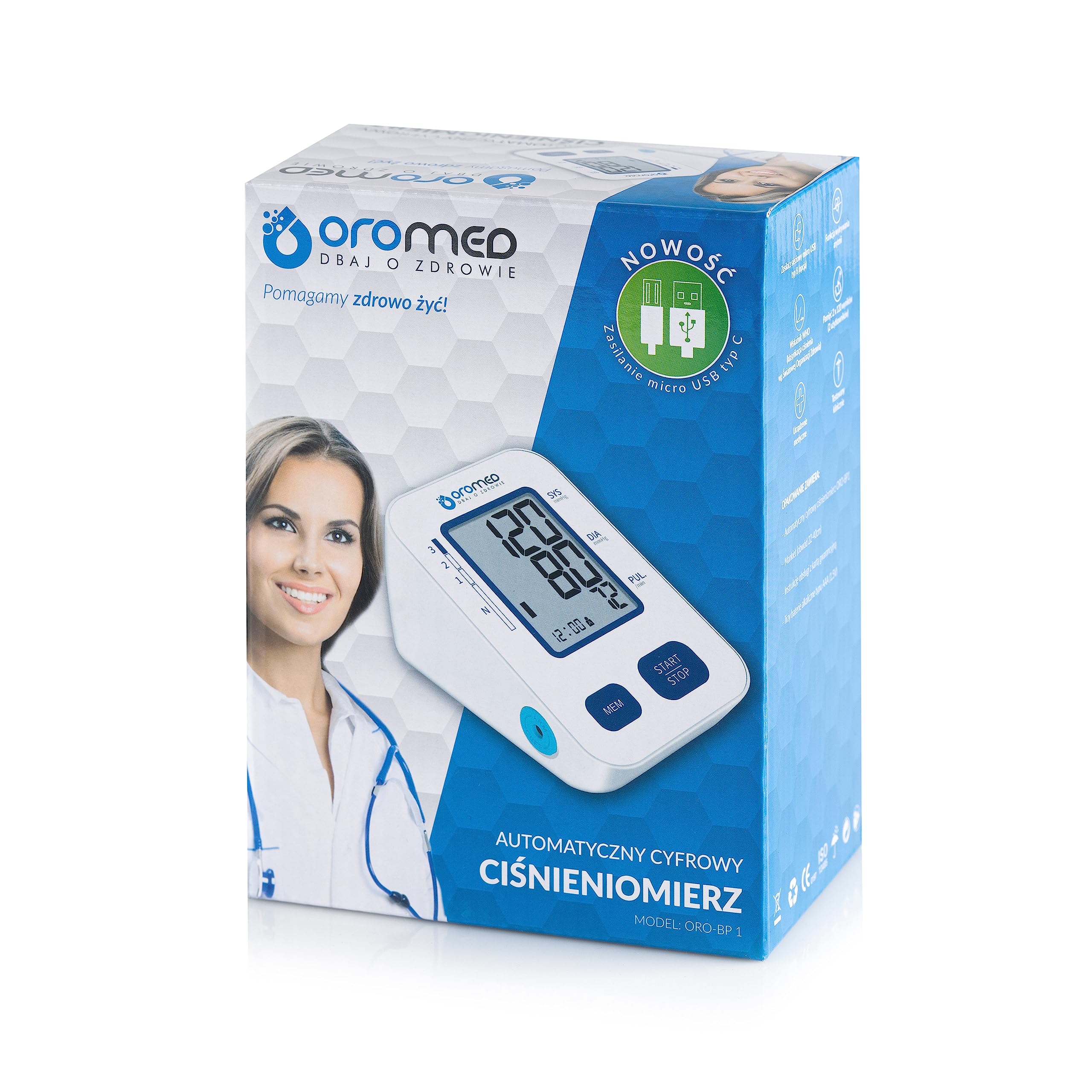 TENSIÓMETRO DE MUÑECA OROMED ORO-BP 1