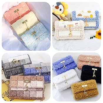 Amazon.co.jp: TXIN DIY編みかぎ針編みバッグキット 8個セット