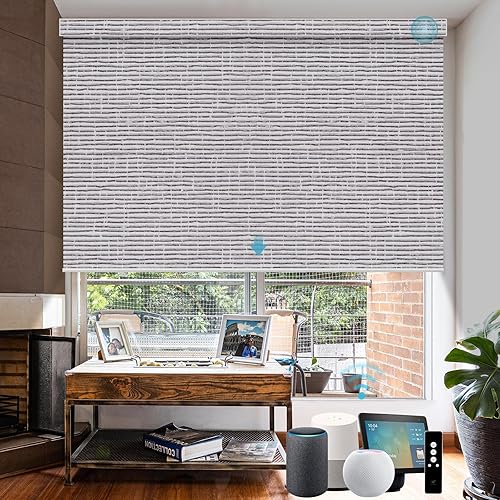 SmartWings Persianas motorizadas con control remoto para ventanas, persianas inteligentes automáticas, persianas enrollables eléctricas, funcionan