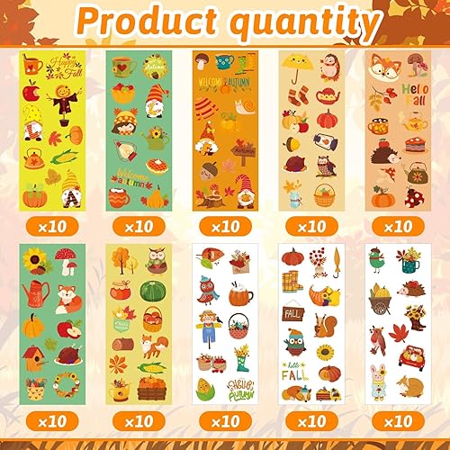 Miniatura 10 de FEBSNOW Calcomanías del día de San Patricio para niños, más de 1400 calcomanías de trébol de la suerte para álbumes de recortes, manualidades,