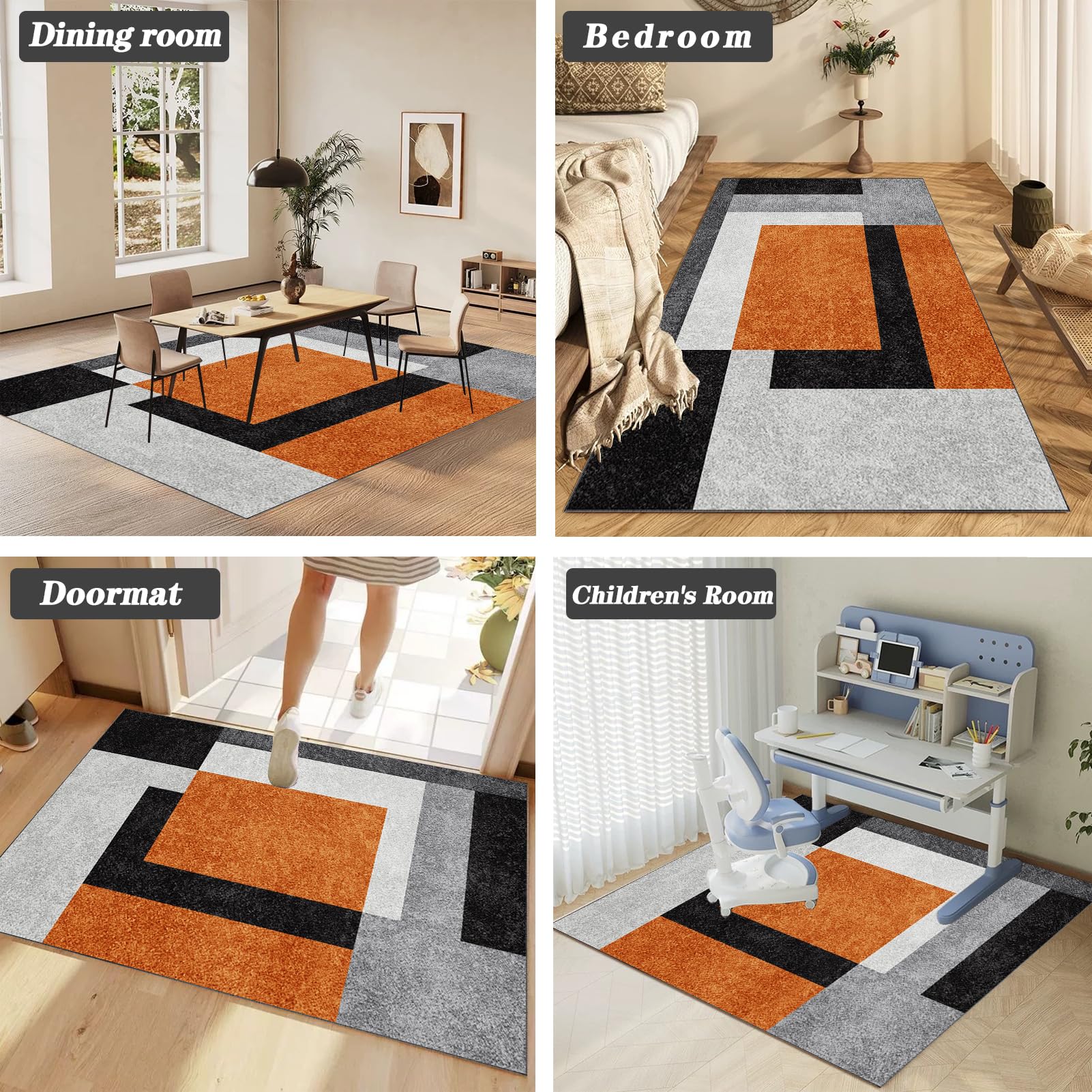 JaevKwzy Office Chair Mats for Hardwood Floors Gaming Chair Mat for Office Carpet Chair Mats Non Slip Floor Protector Mat for Chairs Desk Chairmats Office Floor Protector mat 130 x 150 cm - Image 7