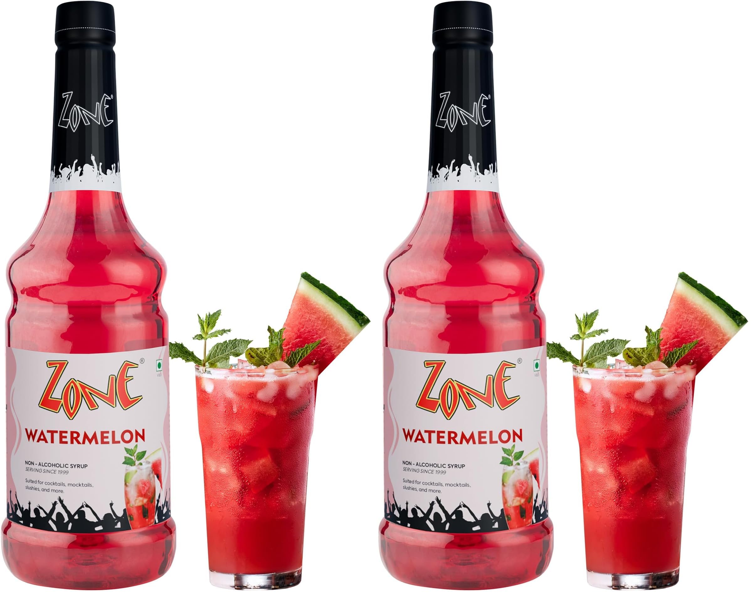Zone Flavoured Syrups 1000ml – Premium Café-Style Syrups for Mocktails, Cocktails, Milkshakes, Coffees, Iced Teas, Sodas & Desserts | Perfect for Home Use, Small Cafés, Bars & Gifting (Watermelon)-image-27