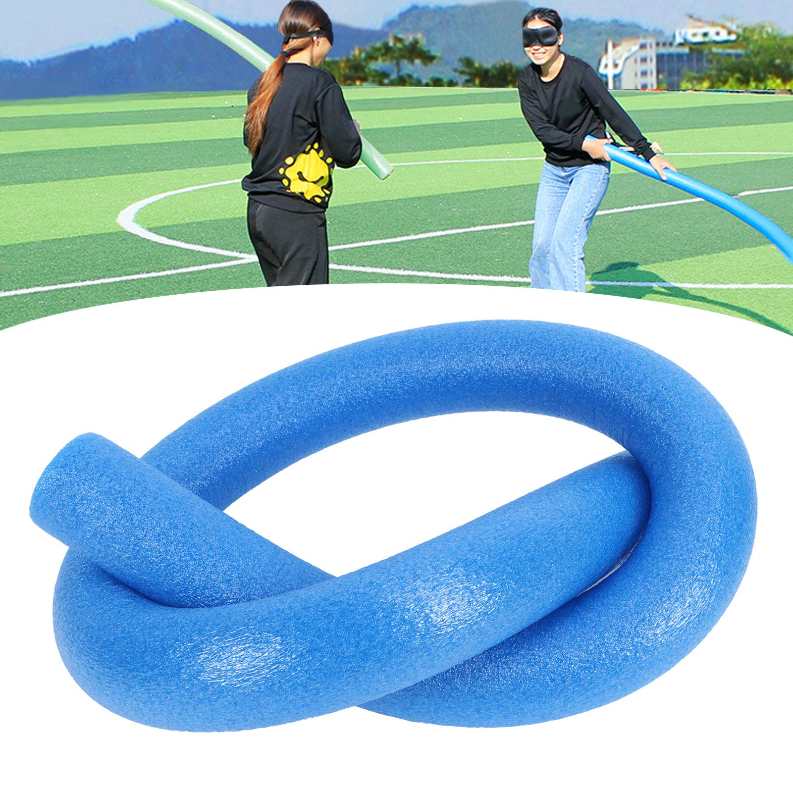 EPE Espuma Piscina Fideos Agua Flotante Palo Juegos con los Ojos Vendados Jugar Juguete6.5x150cm El Agua Amarilla está en Piscinas Usadas Fuerte con un Excelente Flotador Natación