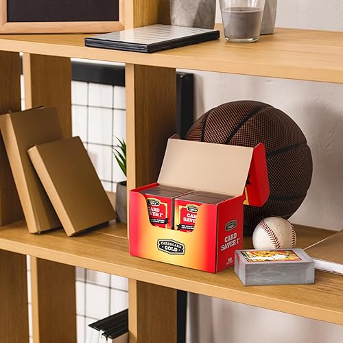 Miniatura 5 de Card Saver - 1  200 unidades  Soporte para tarjetas semirrígido, protectores de tarjetas de intercambio  Aprobado por la PSA para béisbol, comercio,
