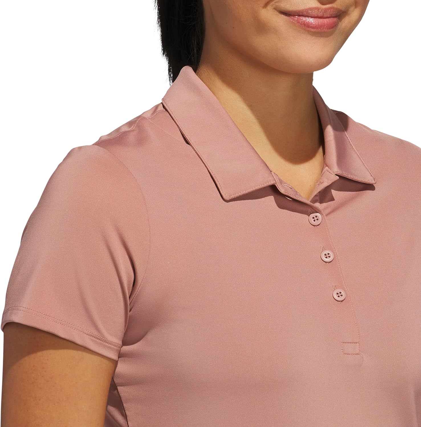 adidas Womens Ultimate365 Solid Polo Shirt - Image 6
