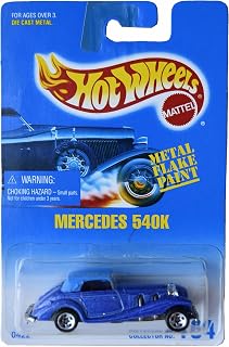 Matchbox Hot Wheels Merceds 540K, Blue 164