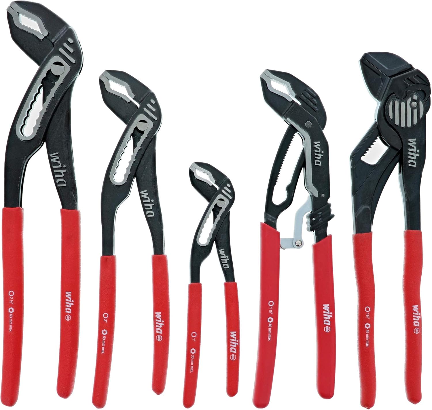 🛒 Flаѕh Sаlе Wiha 34691 | 5 Piece Classic Grip Adjustable Water Pump Pliers Tray Set