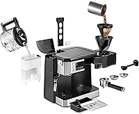 Vista 6 de De'Longhi Combinación de cafetera y máquina de café especial de todo en uno + Máquina de leche ajustable avanzada para Cappuccino & Latte +