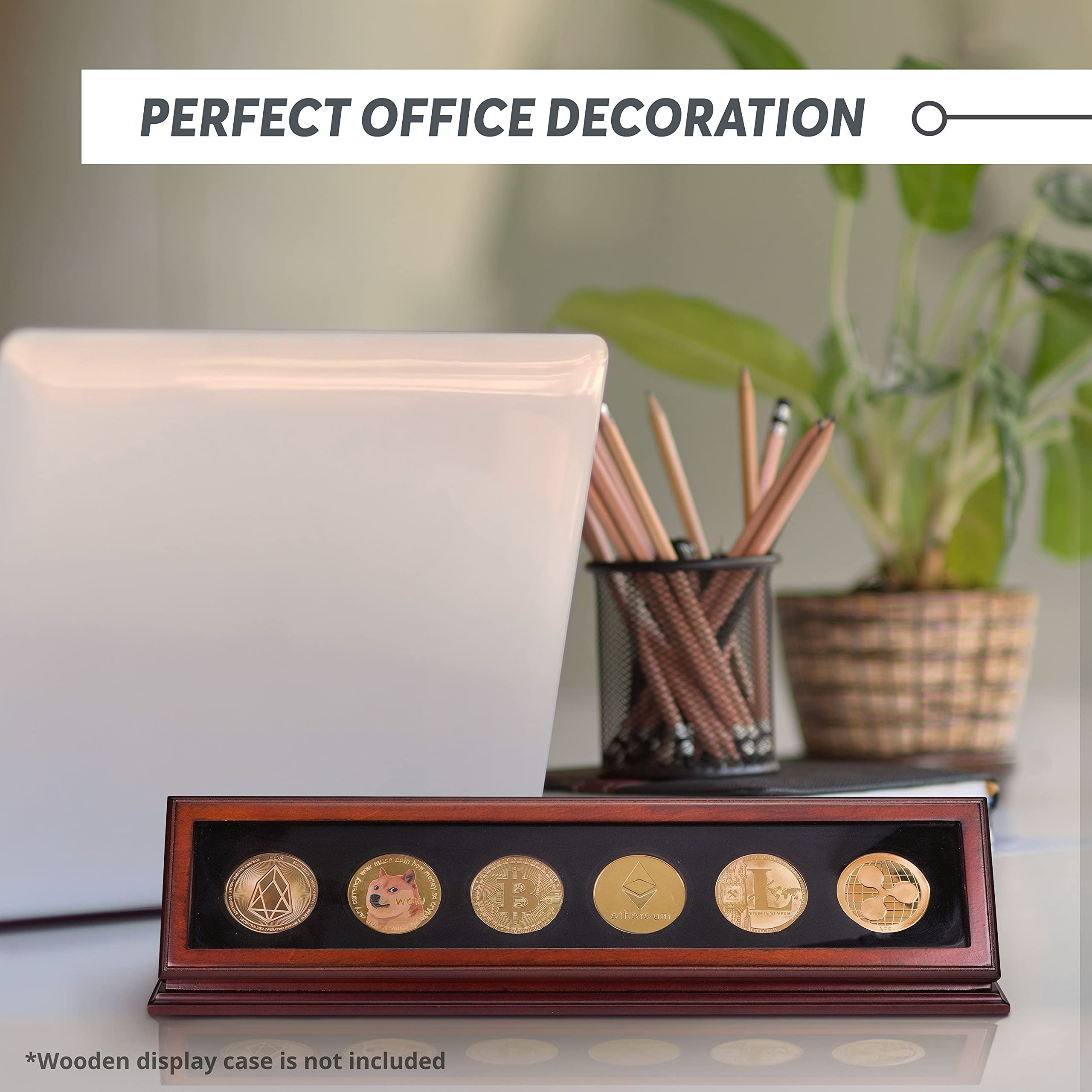 Chattanooga Crypto HODLing Co Pack of 6 Crypto Coins | Includes Collectible Bitcoin  Coin | Ethereum Coin | Litecoin | XRP Coin | Dogecoin | EOS Coin | Cryptocurrency  Coins | Crypto Coins Collection : Amazon.co.uk: Toys & Games