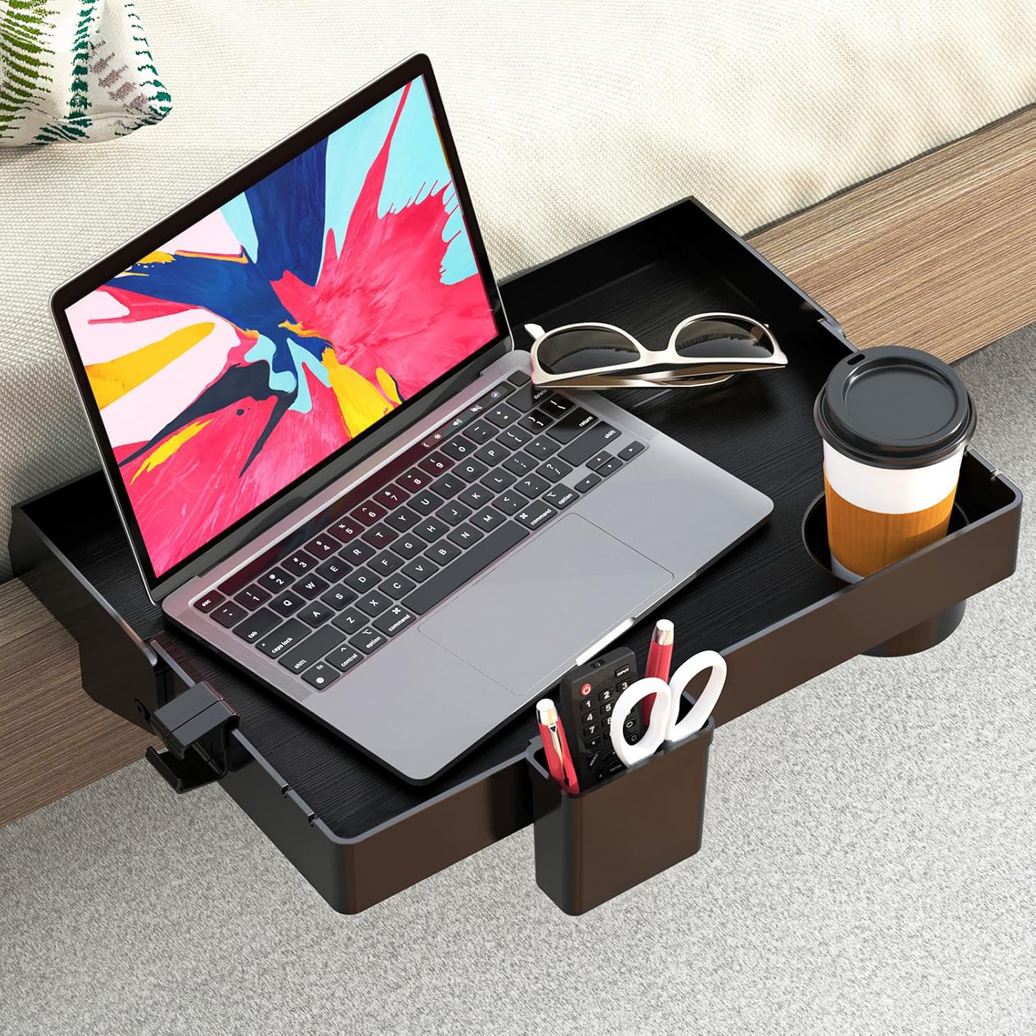 SOLEJAZZ Bedside Shelf for Bed, Folding Bunk Bed Shelf for