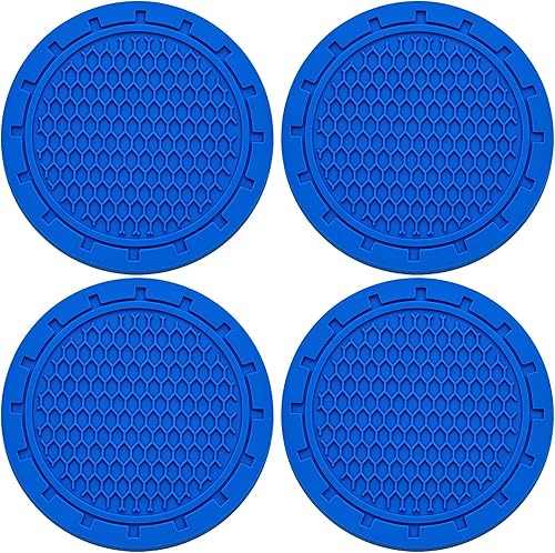 Miniatura 16 de 4 posavasos para automóvil, portavasos antideslizantes incrustados en adornos, accesorios universales empotrados para el interior del automóvil de