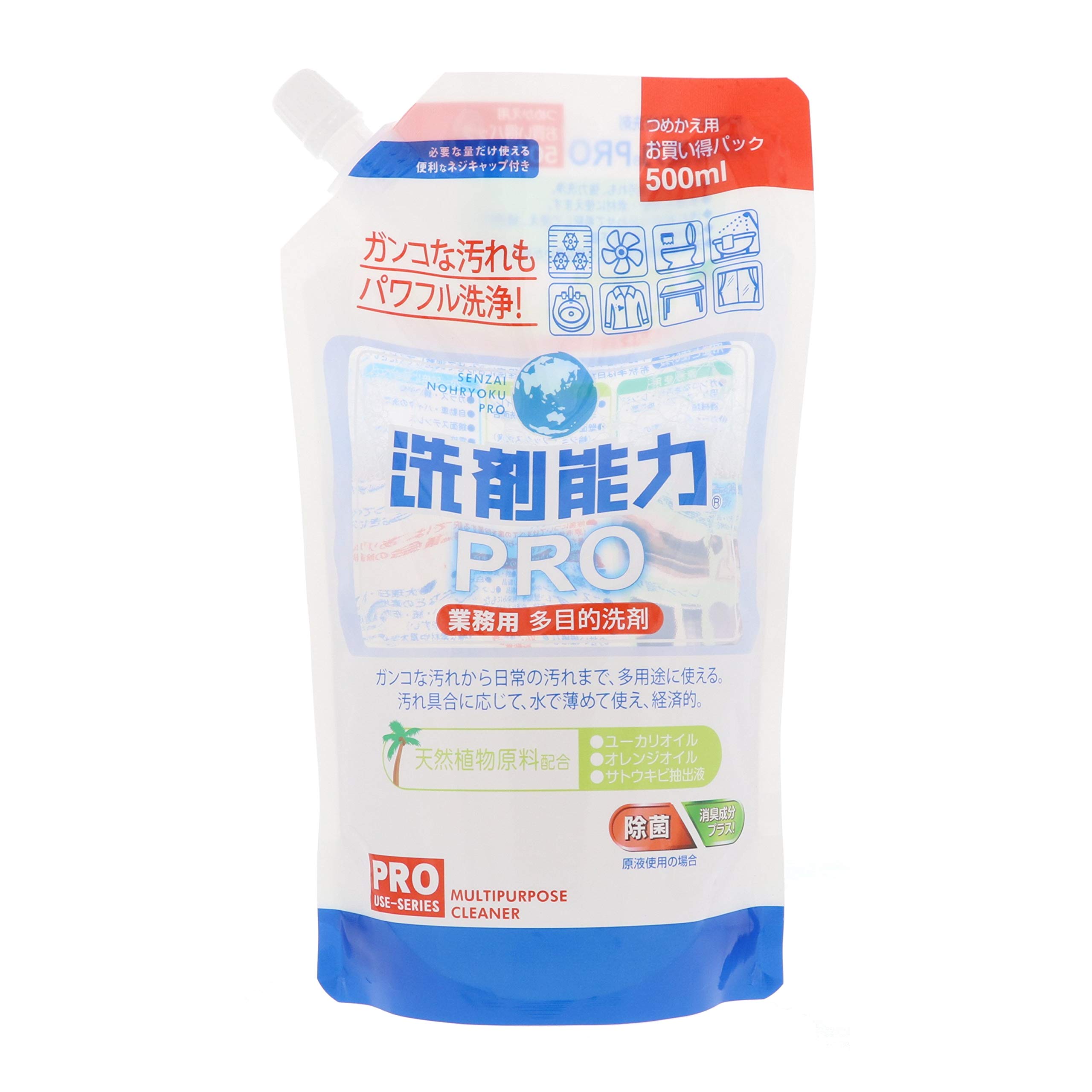 ヒューマンシステム 洗剤能力PRO 詰替 パック 500ml