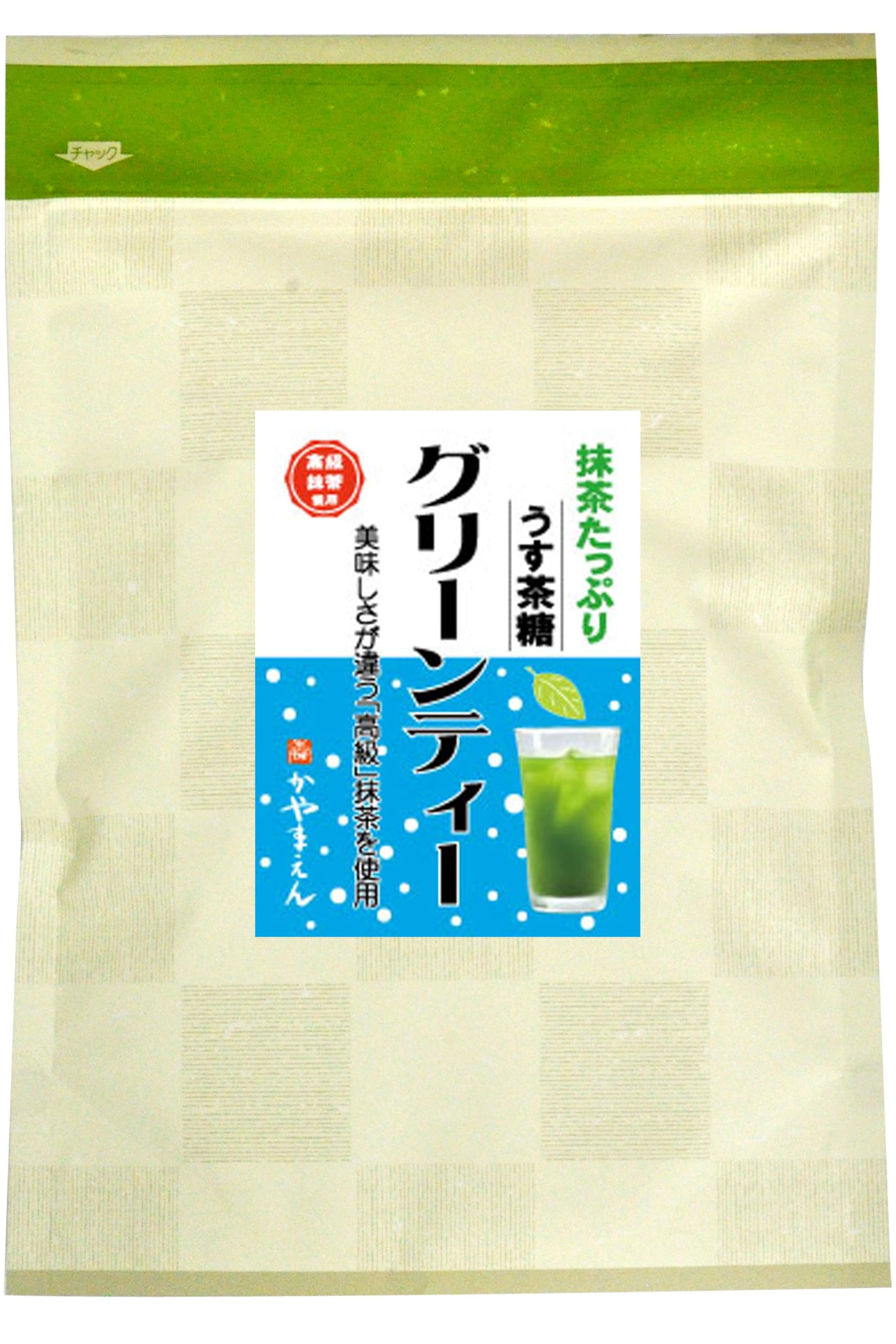 Amazon.co.jp: かやまえん グリーンティー (うす茶糖) 400g入 高級