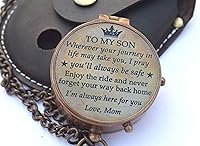Vista 1 de Brújula de mamá a hijo - para mi hijo ama mamá - regalos de madre a hijo - Regalos de graduación para hijo - Regalos de cumpleaños para hijo